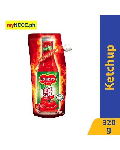 Del Monte Hot &amp; Spicy Ketchup Stand-up Pouch with Spout 320g-11535441