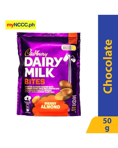 Cadbury Dairy Milk Bites Merry Almond 50g-11579667