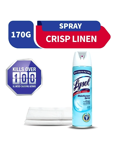 Lysol Disinfectant Spray Crisp Linen Scent 170g-10005124