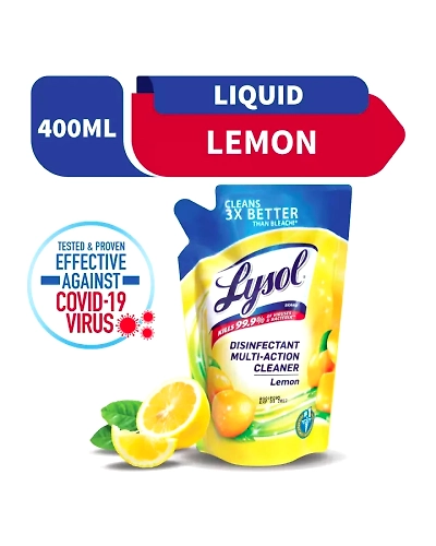 Lysol Multi Action Cleaner Lemon Refill 400ml-11550524
