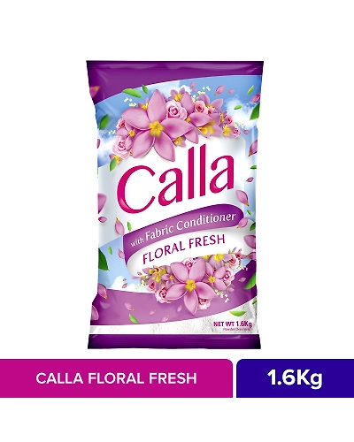 Calla Powder with Fabric Conditioner Floral Fresh 1.6kg-11376098