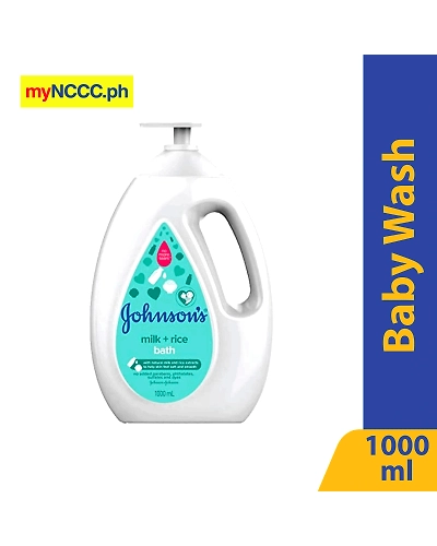 Johnson &amp; Johnson Baby Wash Milk+Rice Bath 1000ml-10388281