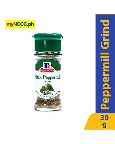 McCormick Black Peppermill Grind Bottle 30g-10075319
