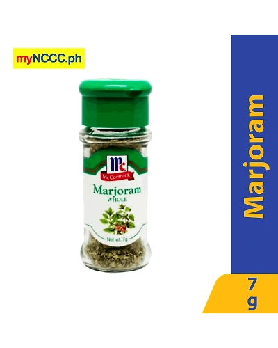 McCormick Marjoram Whole Bottle 7g-10013536