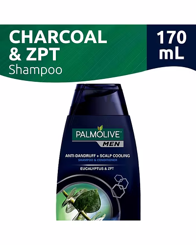 Palmolive Men Shampoo &amp; Conditioner Anti-Dandruff + Scalp Cooling Eucalyptus &amp; CLZ 170ml-11243220
