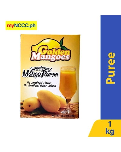 Golden Mangoes Puree Sweetened 1kg-10308637