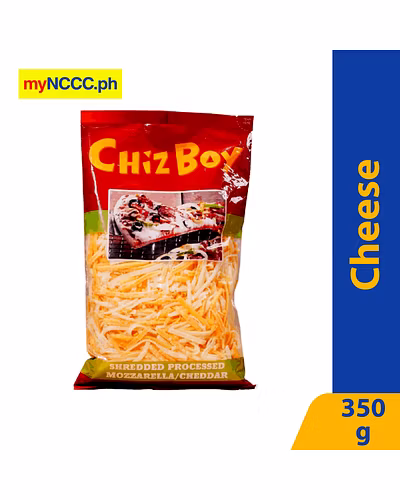 Chiz Boy Shredded Cheddar and Mozzarella Cheese 350g-11561748