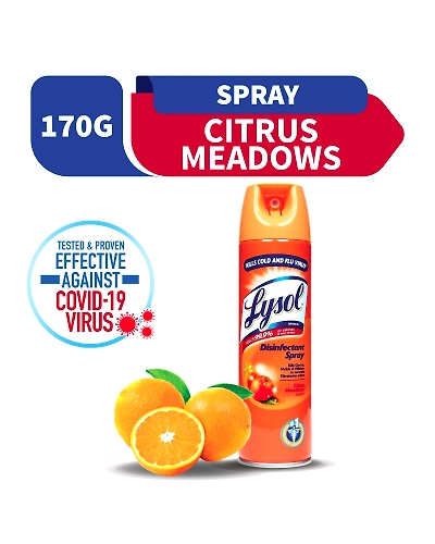 Lysol Disinfectant Spray Early Citrus Meadows Spray 170g-10573247
