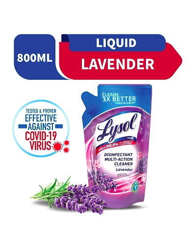 Lysol Multi Action Cleaner Lavender Refill 800ml-11550529