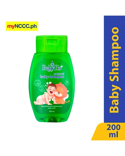 Babyflo Baby Shampoo Natural Green 200ml-10725074