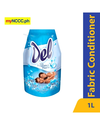 Del Fabric Softener Shower Fresh Blue Stand-up Pouch 1L-10422094