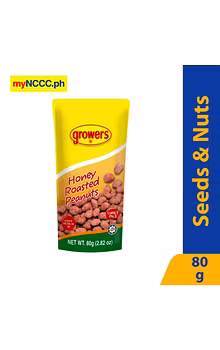 Growers Peanuts Roasted Honey Family Size 80g