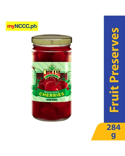 Jolly Maraschino Cherries with Stem 284g-10020184