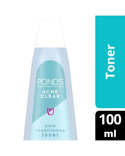 Pond's Acne Clear Pore Conditioner Toner with Salicylic Acid and Tea Tree Oil 100ml-11568544