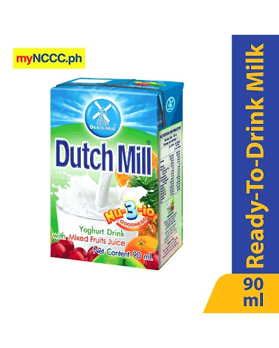 Dutch Mill Yoghurt Drink Mixed Fruits Juice 90ml-10523487