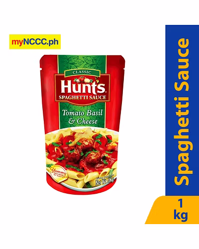 Hunts Spaghetti Sauce Tomato Basil &amp; Cheese 1kg-10389684