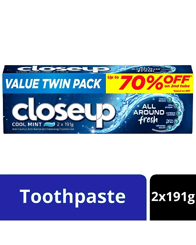 Close Up Cooling Mint Value Twin Pack 191g-11564485