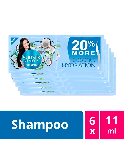 Sunsilk Naturals Shampoo Coconut Hydration 11ml 6s-11453268