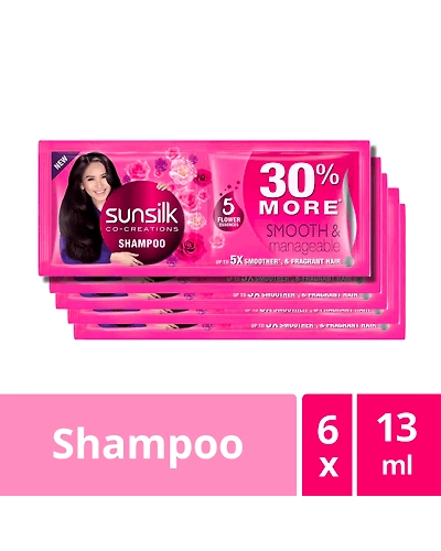 Sunsilk Shampoo Smooth &amp; Manageable 13ml 6s-10453314