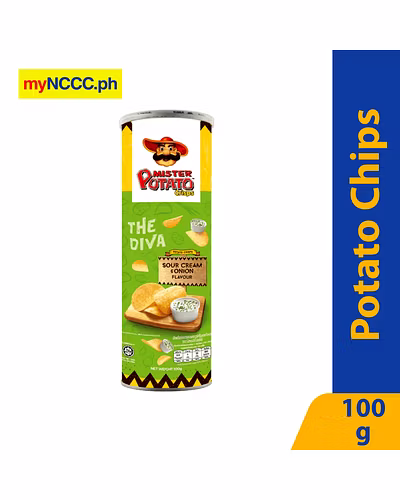 Mister Potato Crisps Sour Cream &amp; Onion 100g-11614364