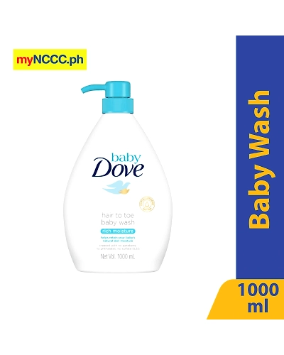 Baby Dove Hair To Toe Body Wash Rich Moisture Pump 1L-11578931
