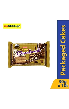 Quake Overload Choco Coated Mocha Butter Cake 30gx10s