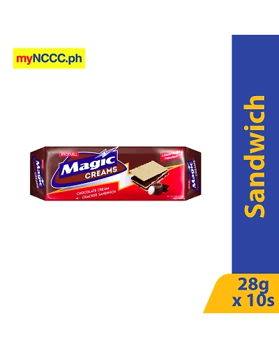 Magic Creams Cracker Sandwich Chocolate Cream 28gx10s-11599507