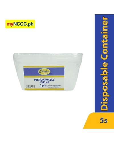 Choice Microwavable Container VP 1000ml 5s-11086779