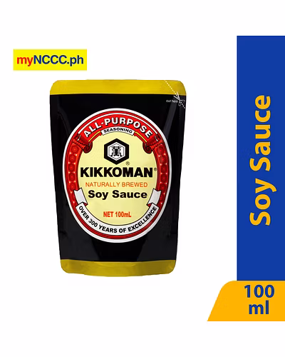 Kikkoman Soy Sauce Standard 100ml Stand-up Pouch-10635324