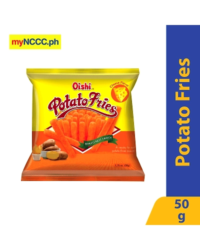 Oishi Potato Fries Cheese Flavor 50g-10572344
