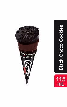 Selecta Cornetto Disc Black Choco Cookie Ice Cream 115ml