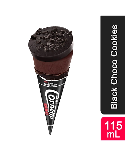 Selecta Cornetto Disc Black Choco Cookie Ice Cream 115ml-11523890