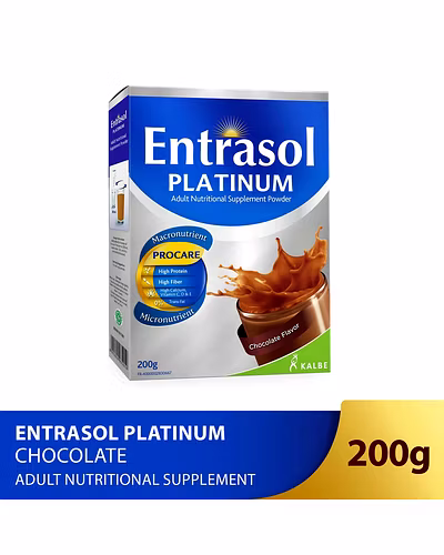 Entrasol Platinum Adult Nutritional Powder Drink Chocolate 200g-11553804