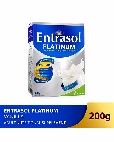 Entrasol Platinum Adult Nutritional Powder Drink Vanilla 200g-11553799