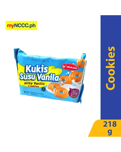 Kokola Kukis Susu Vanila Milky Vanila Cookies 218g-11560714