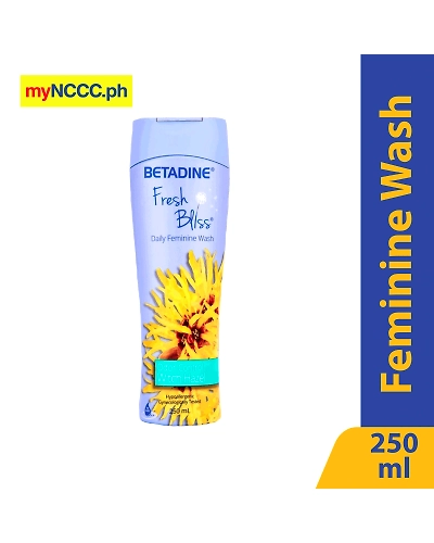 Betadine Daily Feminine Wash Fresh Bliss Odor Control Witch Hazel 250ml-11367671