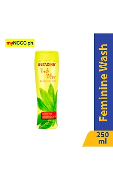 Betadine Daily Feminine Wash Fresh Bliss Refreshing Lemon Verbena 250ml