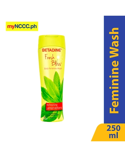 Betadine Daily Feminine Wash Fresh Bliss Refreshing Lemon Verbena 250ml-11367667