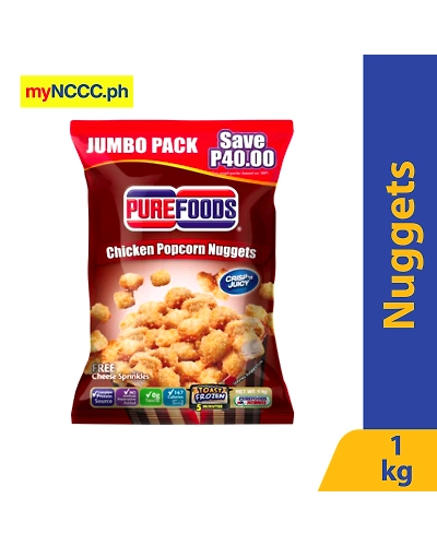 Purefoods Chicken Popcorn Nuggets 1kg-11166201
