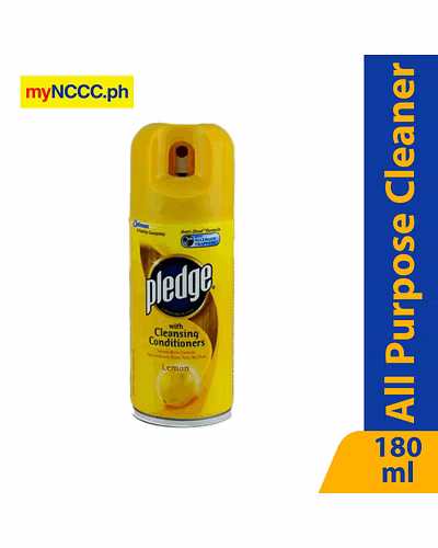 Pledge Furniture Polish with Cleansing Conditioner Lemon Spray 180ml-10117978