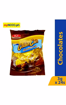 H&Y Golden Coin Chocolate Candy 24s