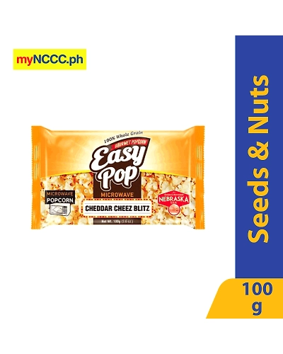 Easy Pop Popcorn Microwave Cheddar Cheez Blitz 100g-11576159
