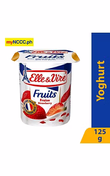Elle & Vire Strawberry Yogurt 125g