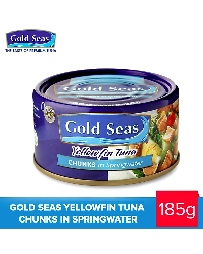 Gold Seas Yellowfin Tuna Chunks in Springwater Easy Open Can 185g-11243765