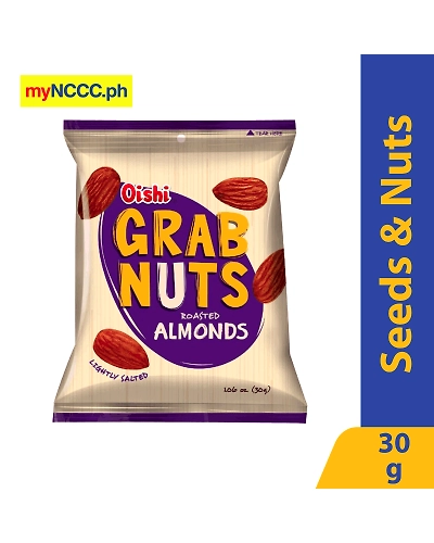 Oishi Grab Nuts Roasted Almonds 30g-11283062