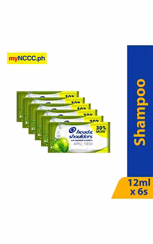 Head & Shoulders Shampoo Antidandruff Apple Fresh Trisachet 12mlx6s