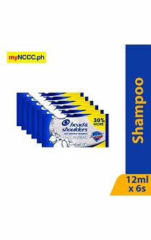 Head & Shoulders Shampoo Antibacterial 12mlx6s