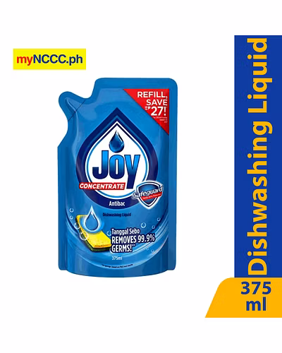 Joy Dishwashing Liquid Antibac With Safeguard 375ml-11418355