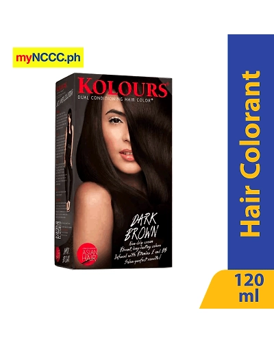 Kolours Hair Dye Dark Brown 120ml-10179879