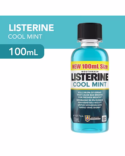 Listerine Mouthwash Cool Mint 100ml-11444318